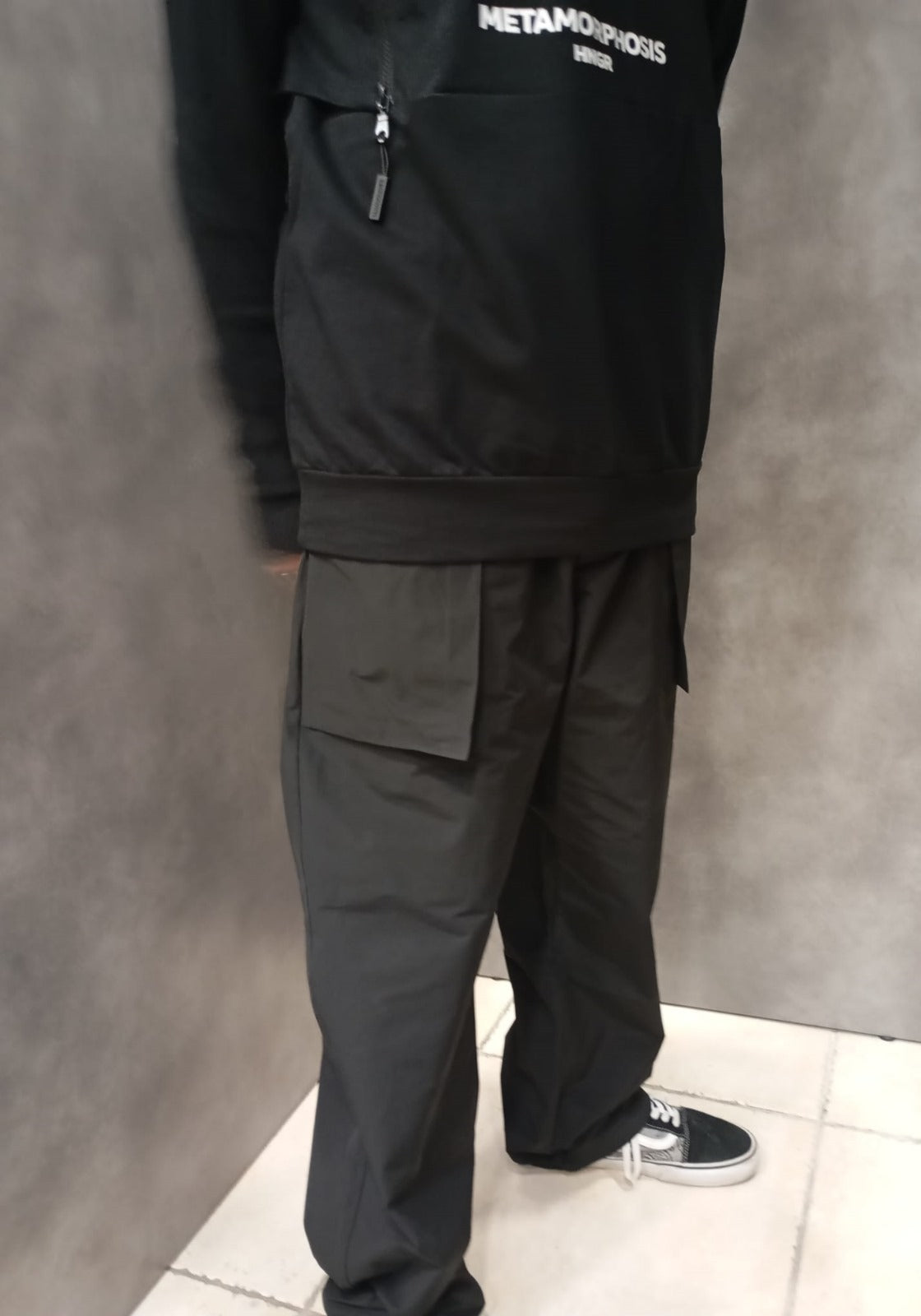 Tuta Hangar93 Uomo Con Pantalone Tech E Maniche Con Zip Removibili